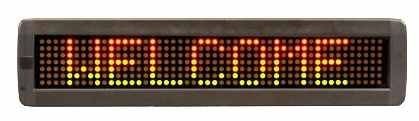 17" Tri-color Programmable LED Sign