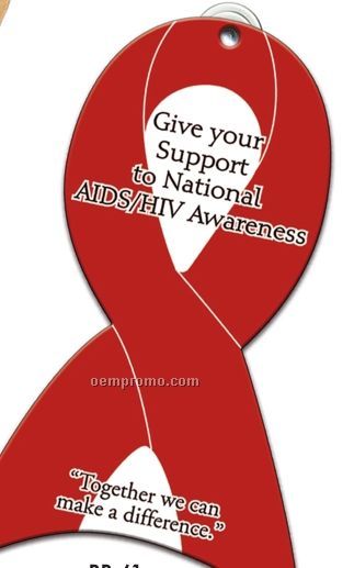 National Aids/ Hiv Awareness Stock Ribbon Fans
