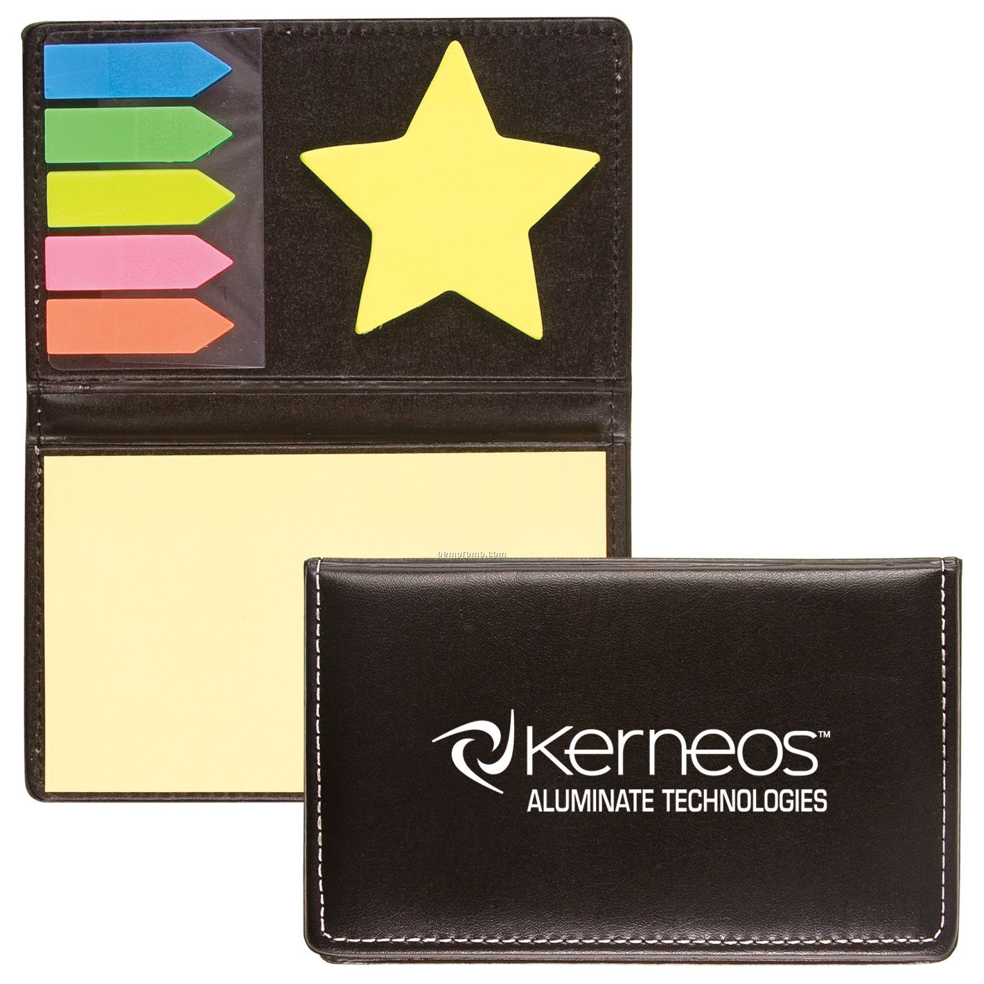 Sticky Note Case With Die Cut Star Shape Pad