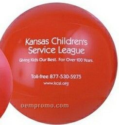 9" Inflatable Solid Red Beach Ball
