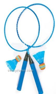 Blue Badminton Set