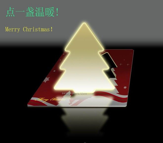 Christmas Tree Card Light