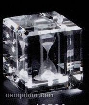 Crystal 3d Gallery Square Cube Award (2"X2"X2")