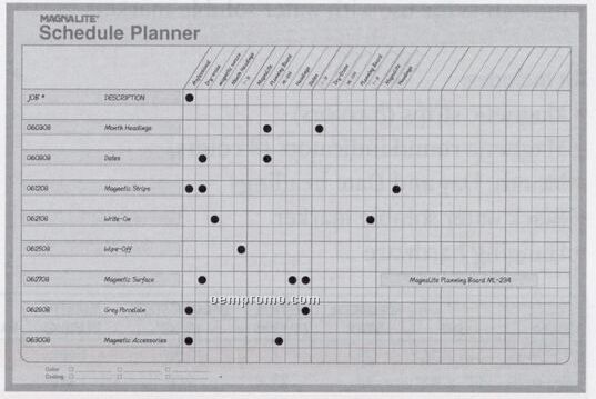 Schedule Planning Board Kit (36"X48")