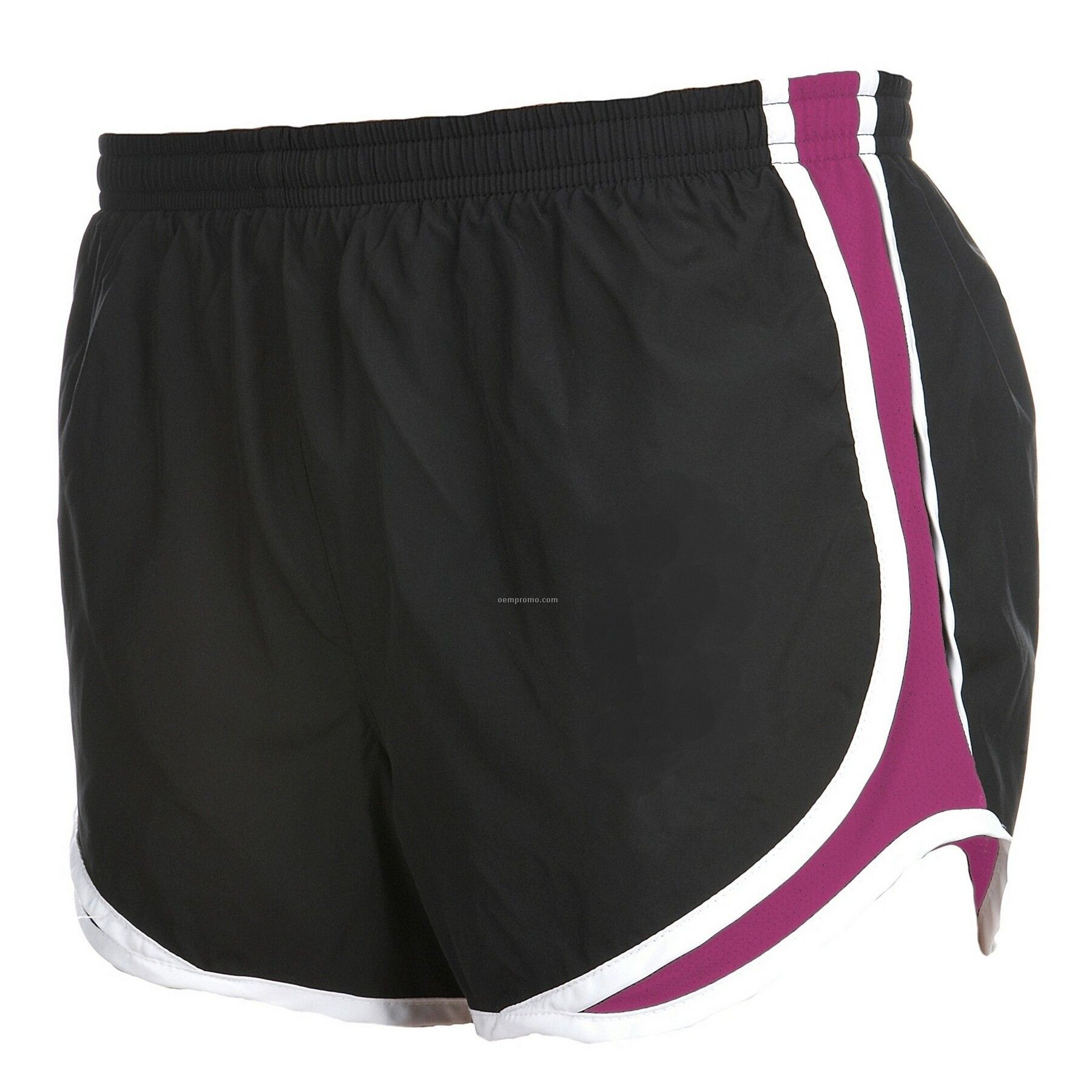 Adult Black/White/Fuchsia Pink Velocity Shorts