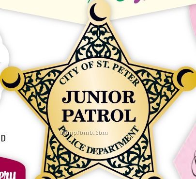Fasturn Sheriff Star Labels