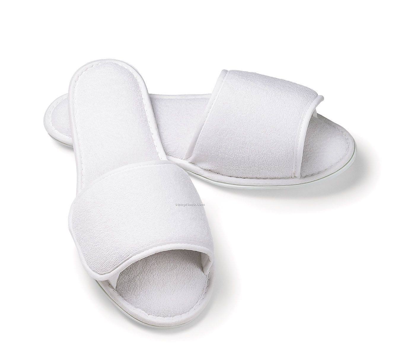 Men's Open Toe Velcro Closure Slippers