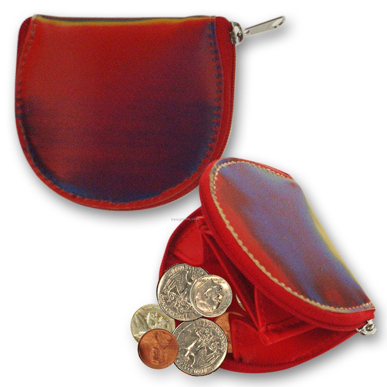 Round Coin Purse W/3d Lenticular Changing Colors Effects (Blanks)