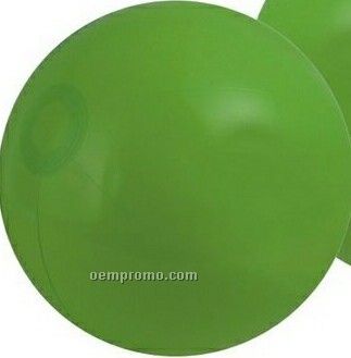 12" Inflatable Solid Green Beach Ball