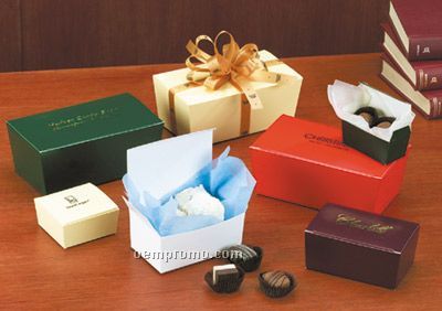 Contemporary Style Candy Boxes 2 Piece Truffle Box