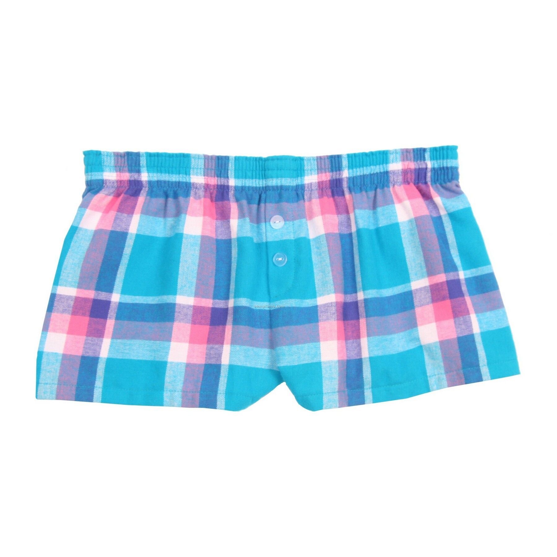 Ladies Pacific Surf Flannel Bitty Boxer Short