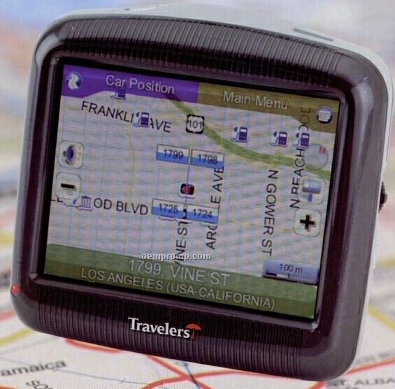 Silver Gps W/ Touch Screen Display (3 3/4