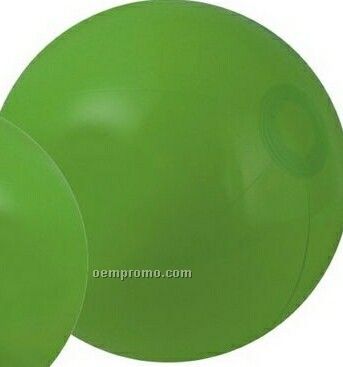 16" Inflatable Solid Green Beach Ball
