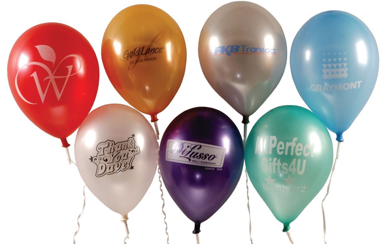 9" Pearlized Natural Latex Balloon