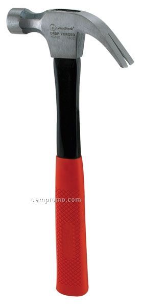 Claw Hammer W/ Neon Fiberglass Handle (16 Oz.)