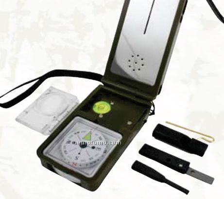 Multi-function Compass Kit With Mirror