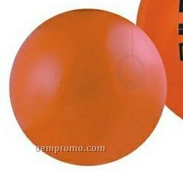 6" Inflatable Solid Orange Beach Ball
