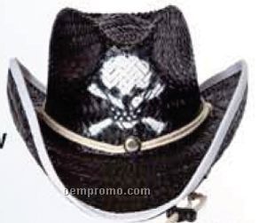 Cowboy Style 2 Tone Hat W/ U Shape It Brim
