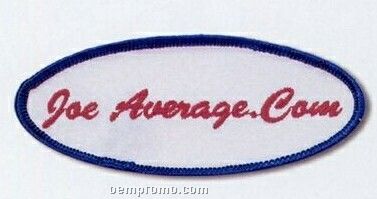 Embroidered Patches With 50% Coverage (3 1/2")