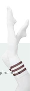 Unisex Thigh-high Sock W/ 3 Stripes (9-11) One Size Fits Most