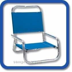 Aluminum High Back Beach Chair - Made In Usa
