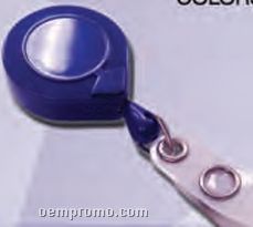 Badge Reel With Reinforced Strap
