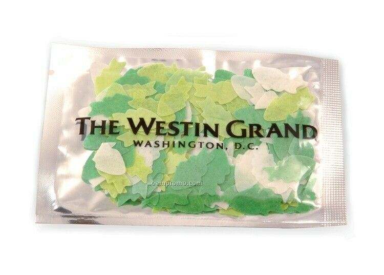 Bath Confetti Packet - Green/ Peppermint Scent