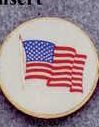 Mini Deal 7/8" Insert American Flag - Medallions Stock Kromafusion
