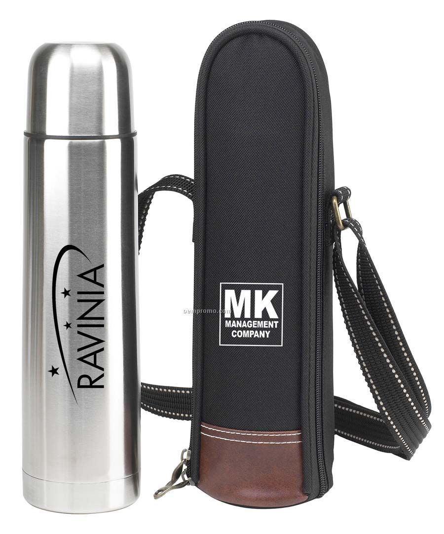 Vacuum Flask And Carrier Bag