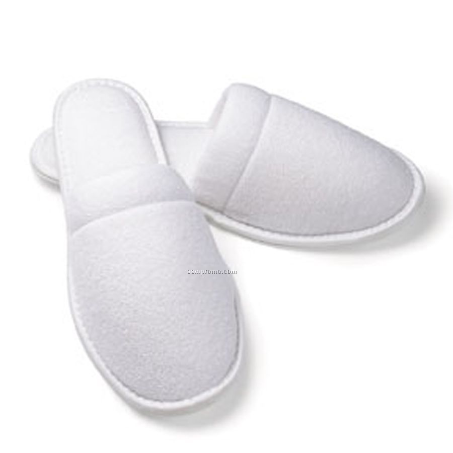 Women's Closed Toe Terry Slippers