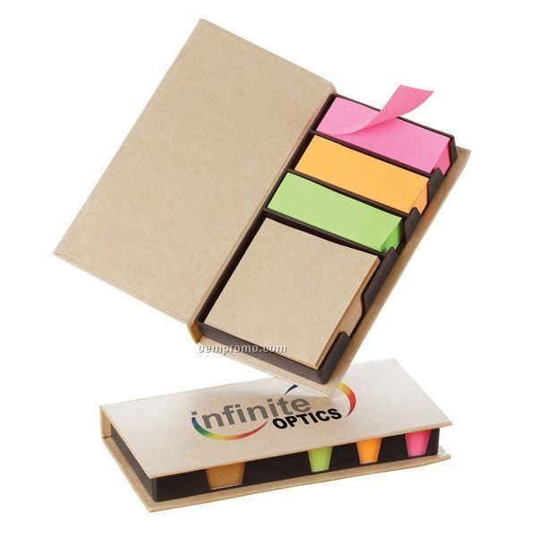 Easi-notes Box With Adhesive Memo Pads