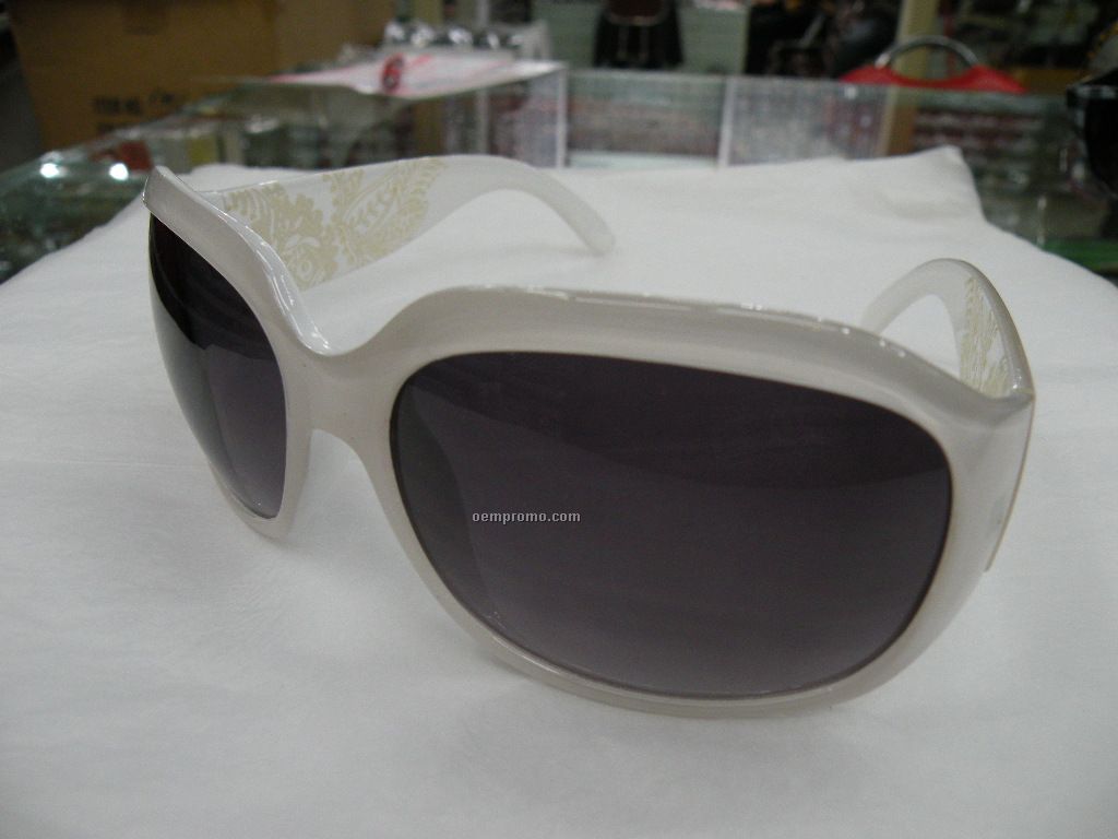 White Laser Polarized Sunglasses