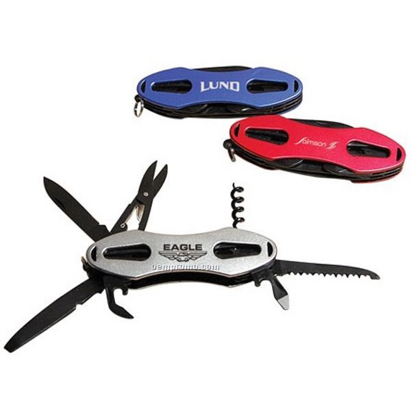 7-in-1 Sleek Multi-tool Set With Corkscrew & Scissors