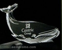 Acrylic Paperweight Up To 12 Square Inches / Whale