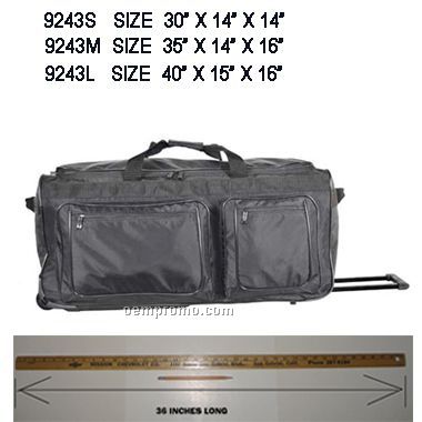 Ballistic Nylon - Jumbo Size Duffle Bag(Screen Printed)
