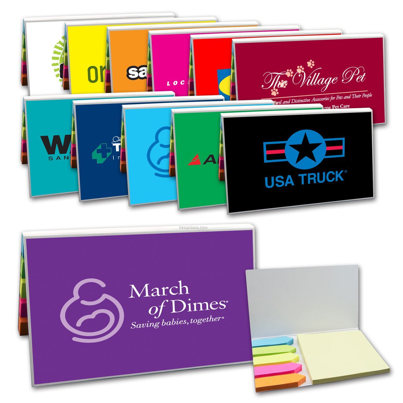 Econo Sticky Notes With Flags (50 Sheets)