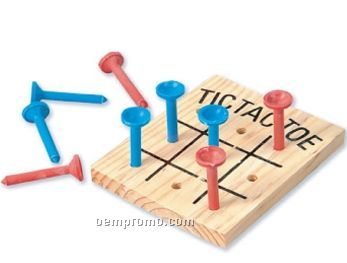 Wooden Tic-tac-toe Game