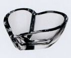 Valentino Heart Shaped Crystal Bowl By Martti Rytkonen
