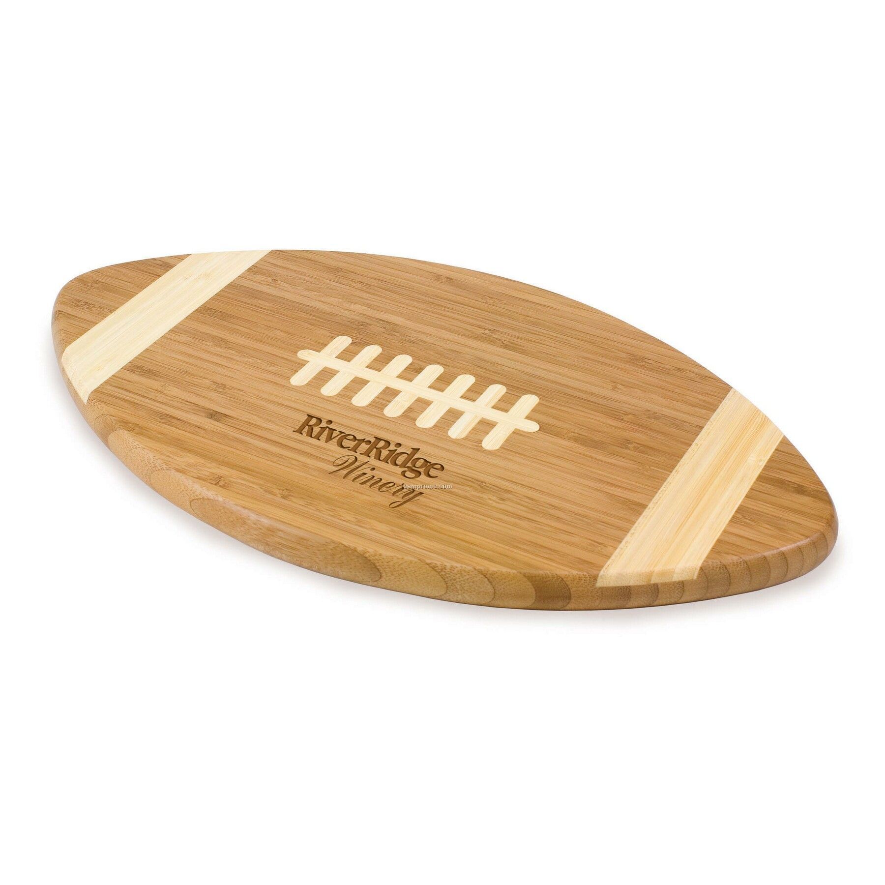 Touchdown Football Shaped Bamboo Cutting Board / Serving Tray