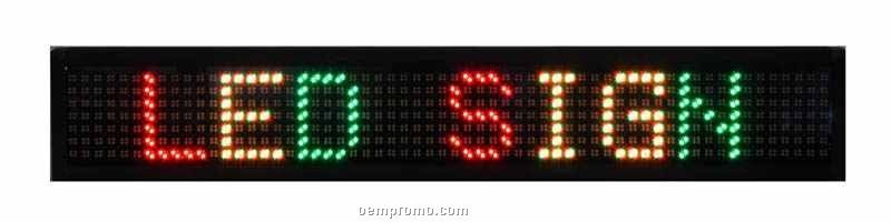 38" Tri-color Programmable Semi-outdoor LED Sign (Style #4)