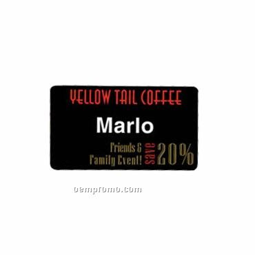 Full Color Large Permanent Name Badges