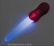 Glass Nail File With Light