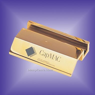Gold Plated Name Card Holder (Screen Print)