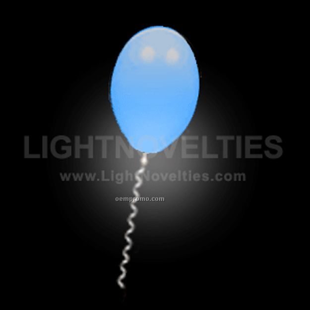 Light Up Balloon - Blue Balloon - White LED