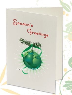 Plant A Shape Holiday Cards - Season's Greetings (Ornament)