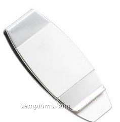 Polished Silver Money Clip