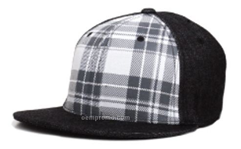 Stock Cap With Contrasting Front