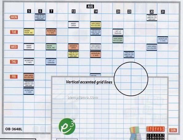 Magnetic Work/Plan "L" Board (36"X48")