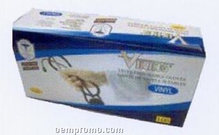 White Vinyl Food Safe Disposable Gloves (S-xl)