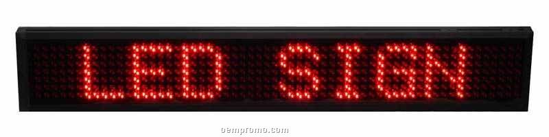 38" Red Programmable Semi-outdoor LED Sign